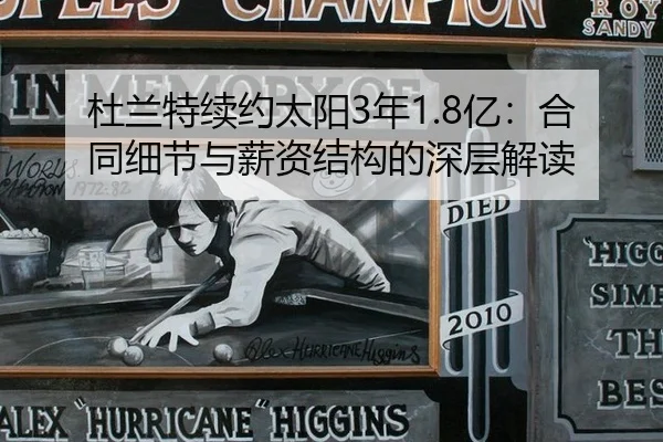 杜兰特续约太阳3年1.8亿：合同细节与薪资结构的深层解读